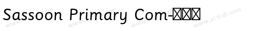 Sassoon Primary Com字体转换